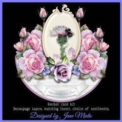 BEAUTIFUL BEE rocker card