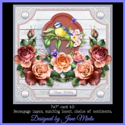 AUTUMN ROSES mini kit