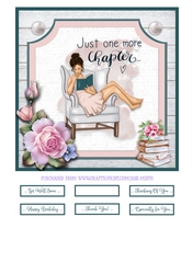 BOOK LOVER quick card