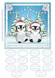 HAPPY PENGUINS quick card
