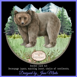 BEAR ROCKER CARD