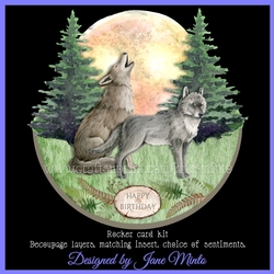 WOLVES ROCKER CARD