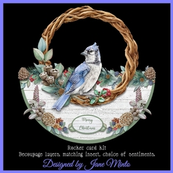 CHRISTMAS BLUE JAY