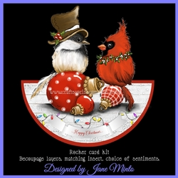 BIRDS N BAUBLES rocker card