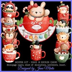 CHRISTMAS CHEER rocker cards BUMPER KIT