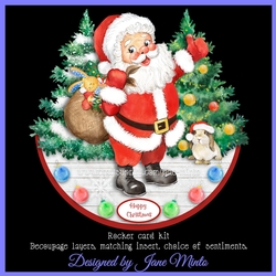 HO HO HO rocker card