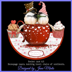 LOVEBIRDS rocker card