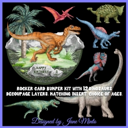 DINO ROCKER CARD BUMPER KIT
