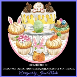 EASTER CAKES rocker card