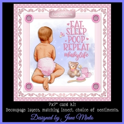 EAT, SLEEP, POOP, REPEAT. Girl