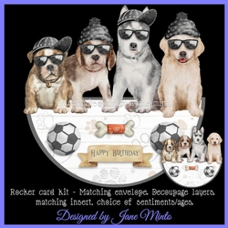 COOL DUDES rocker card