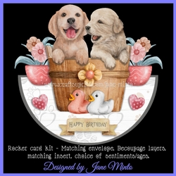 BATH TIME rocker card