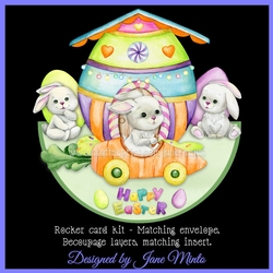 EGG HUNT rocker card