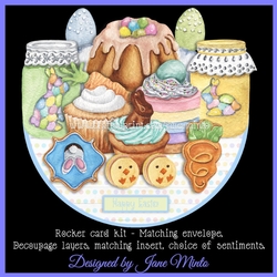 EASTER TREATS rocker card