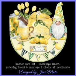 LEMON TEA rocker card