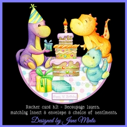 MAKE A WISH rocker card