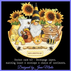 BEEUTIFUL BEES rocker card