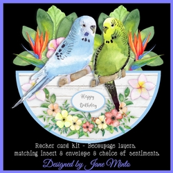 BUDGIES - rocker card