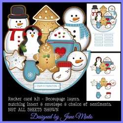 CHRISTMAS COOKIES rocker card