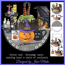WITCHES BREW rocker card