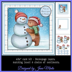 BUILD A SNOWMAN 6X6