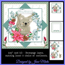 6X6 CHRISTMAS KOALA
