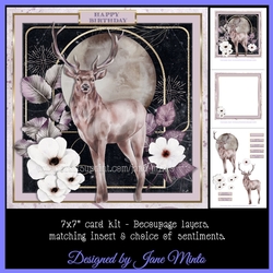 FULL MOON FOREST STAG