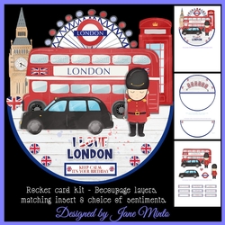 LONDON ROCKER CARD