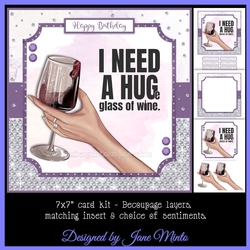 HUGE GLASS OF WINE