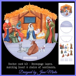 NATIVITY rocker card