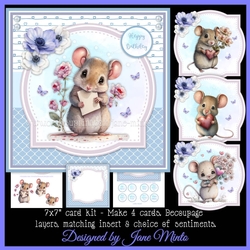 PRETTY MICE mini kit - Birthday, Valentines, Mothers Day & more