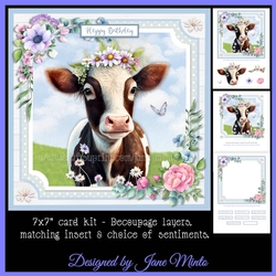 LILAC DAISY COW
