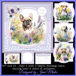 WILDFLOWER DOGS set 2