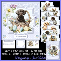 EASTER PUPPY BASKETS 6x6 & 5x7