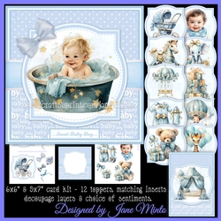 NEW BABY BOY - bumper kit