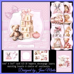 NEW BABY GIRL - bumper kit