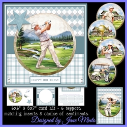 FEMALE & MALE GOLFERS
