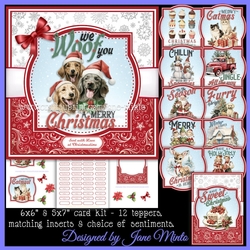 5X7 & 6X6 - CHRISTMAS TOPPER SET