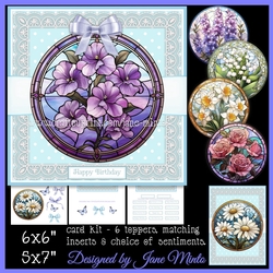 STAINED GLASS FLOWERS