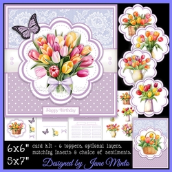 BRIGHT CHEERY TULIPS