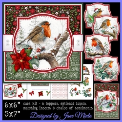 WINTER WOODLAND ROBINS