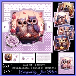 LOVE OWLS - ENGAGEMENT, VALENTINES, ANNIVERSARY