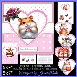 LOVE HAMSTERS - anniversary, valentines, engagement