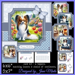 PAPILLON DOGS toppers