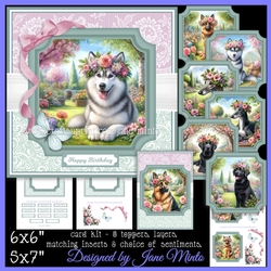 PRETTY FLOWER DOGS