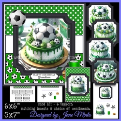 FOOTBALL CAKES - green