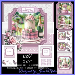 PINK TARTAN WEDDING CAKES