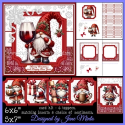CHRISTMAS GNOMES - toppers