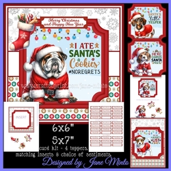 CHRISTMAS DOGS set 1