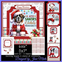 CHRISTMAS DOGS set 2